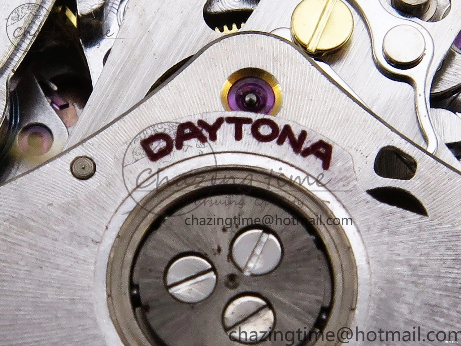 MiroTime 0203 MoistureWicking Daytona AET White Ceramic Case and Bracelet Green Dial SA4130 V 1891